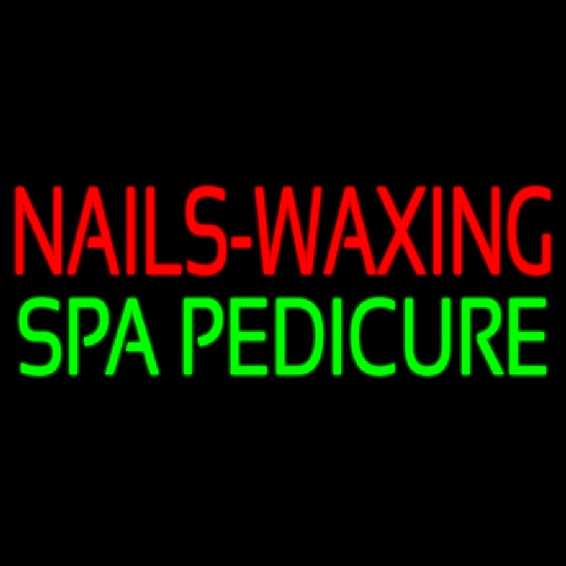 Nails Wa ing Spa Pedicure Neontábla