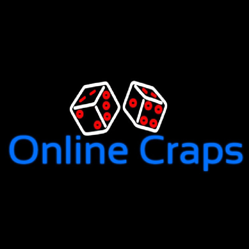 Online Craps 1 Neontábla