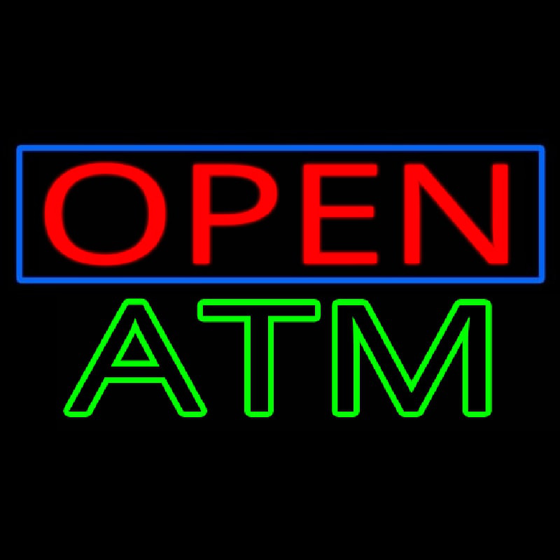 Open Atm Neontábla