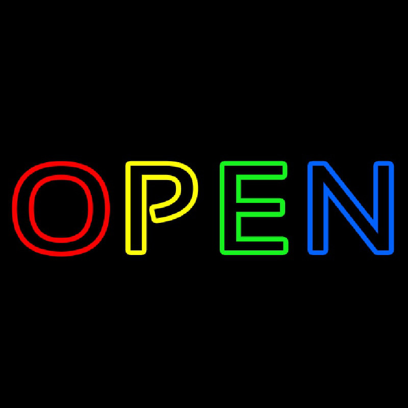 Open Neontábla