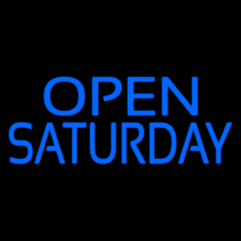 Open Saturday Neontábla