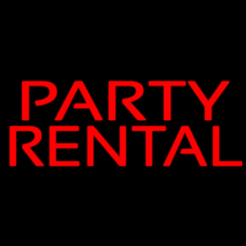 Party Rental Neontábla