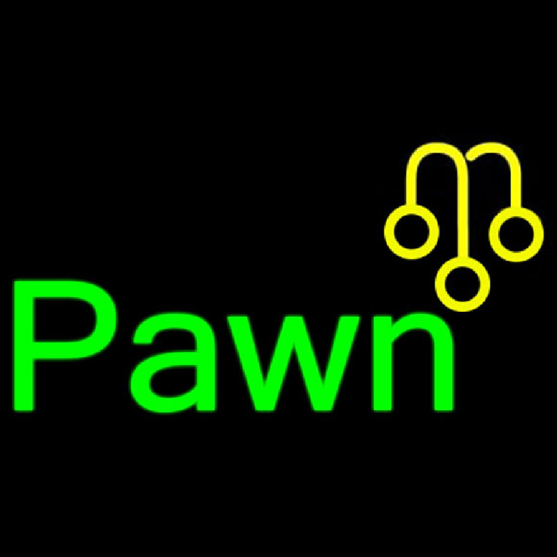 Pawn With Graphic Neontábla