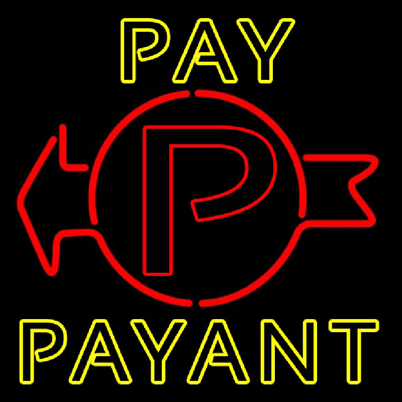 Pay Payant Neontábla