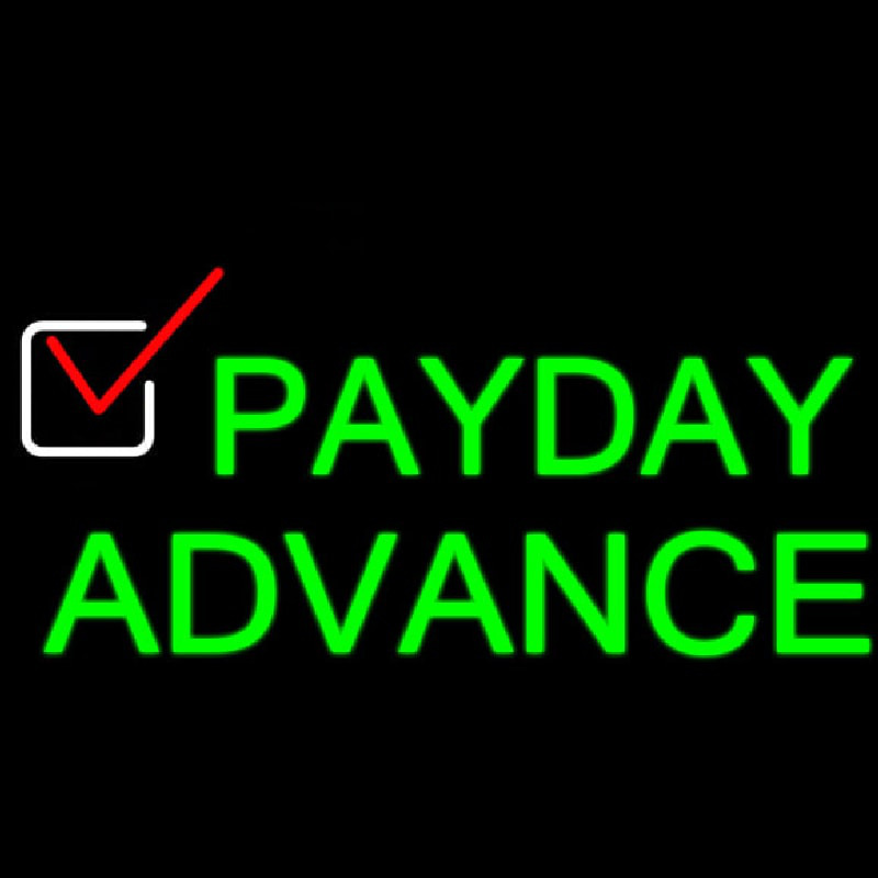 Payday Advance Neontábla