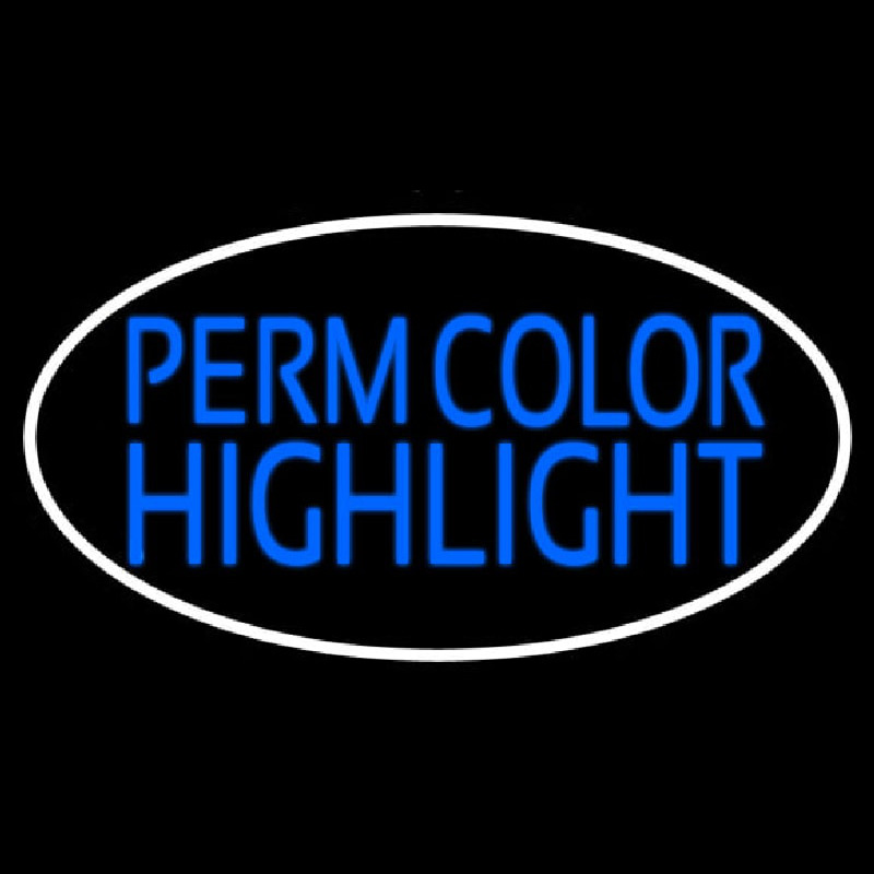 Perm Color Highlight Neontábla