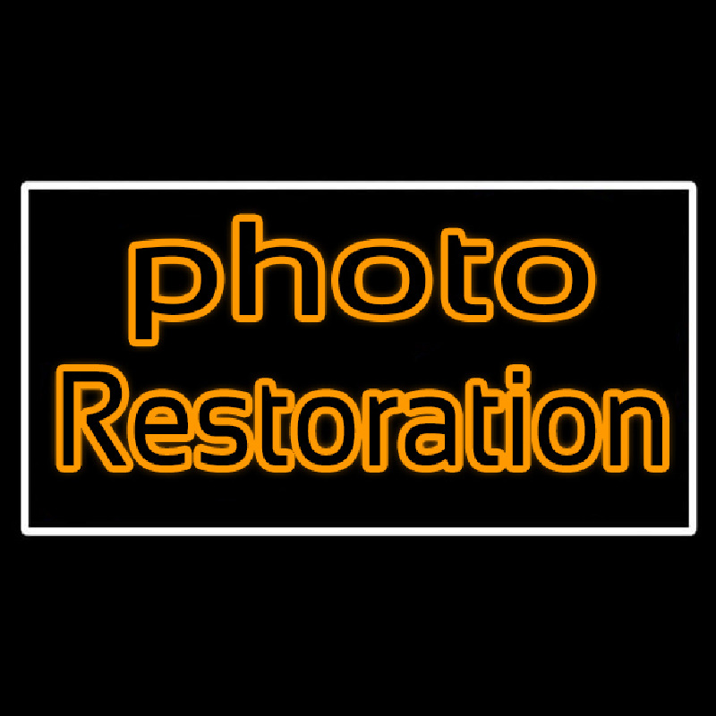 Photo Restoration Neontábla