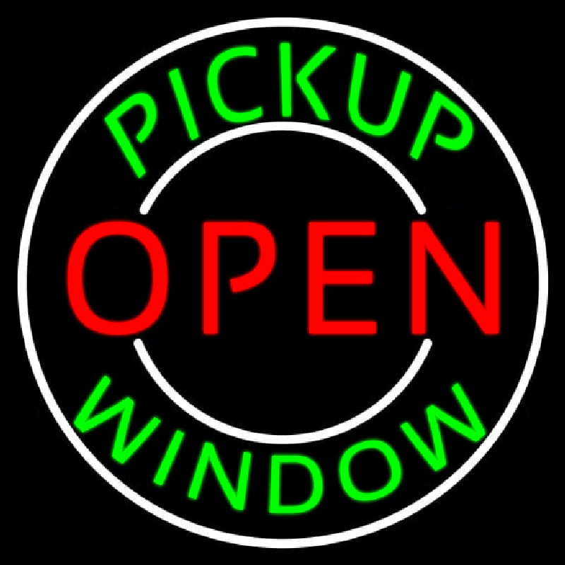 Pickup Open Window Neontábla