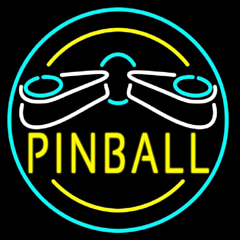 Pinball Logo 2 Neontábla