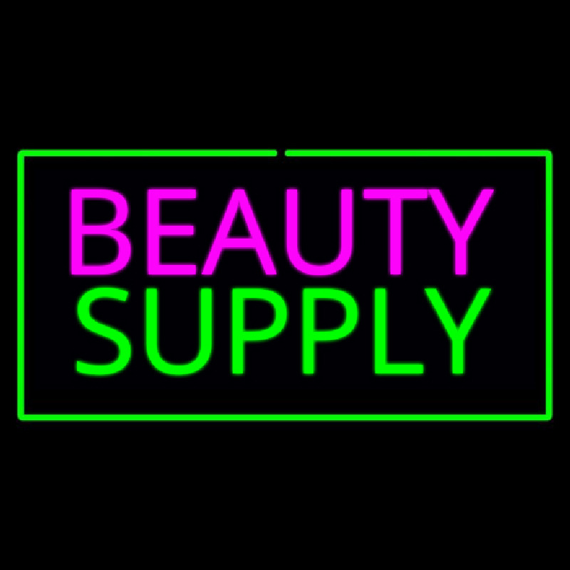 Pink Beauty Green Supply Green Border Neontábla