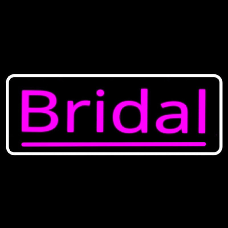 Pink Bridal With Border Neontábla