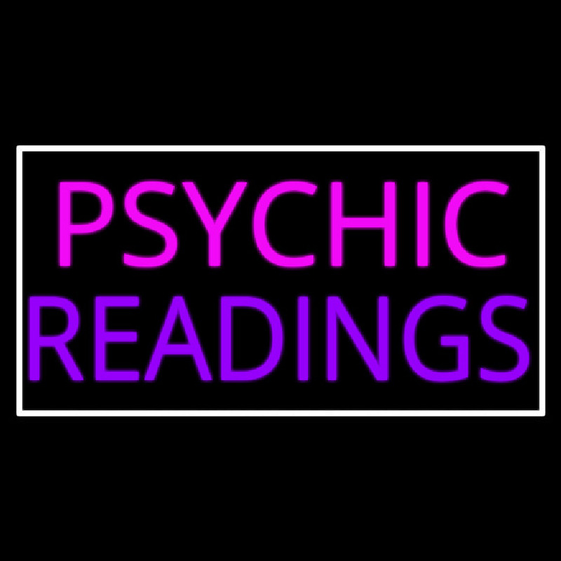 Pink Psychic Purple Readings Neontábla