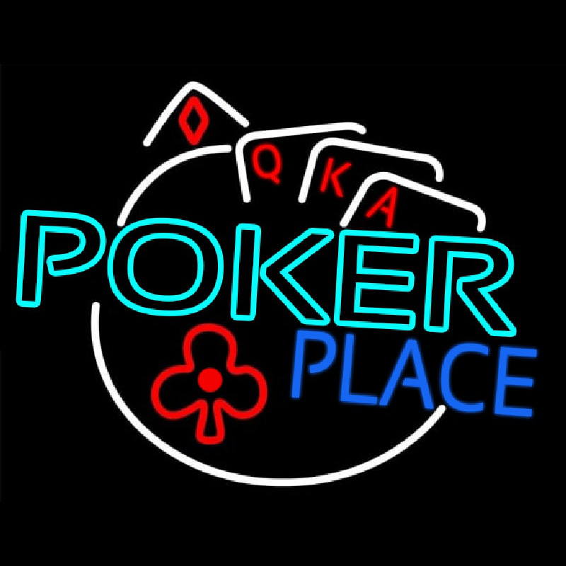 Poker Place Neontábla