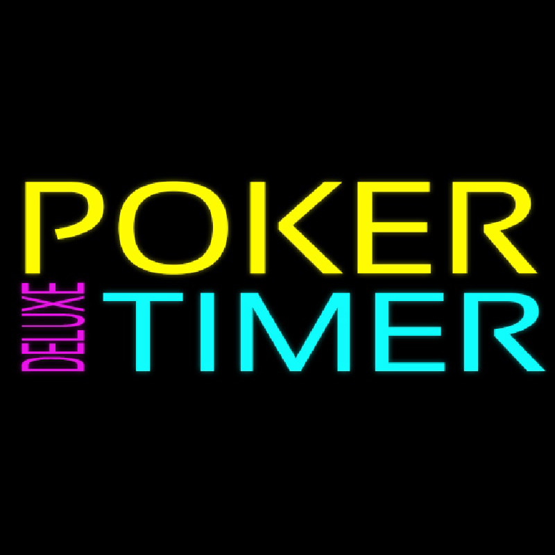 Poker Timer Delu e 1 Neontábla