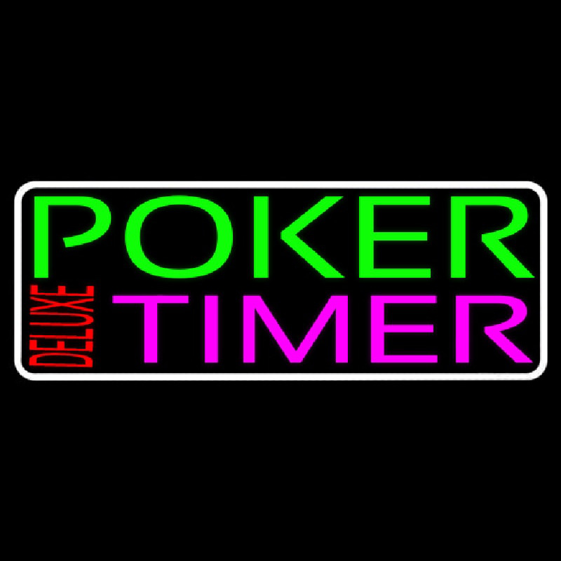 Poker Timer Delu e 2 Neontábla