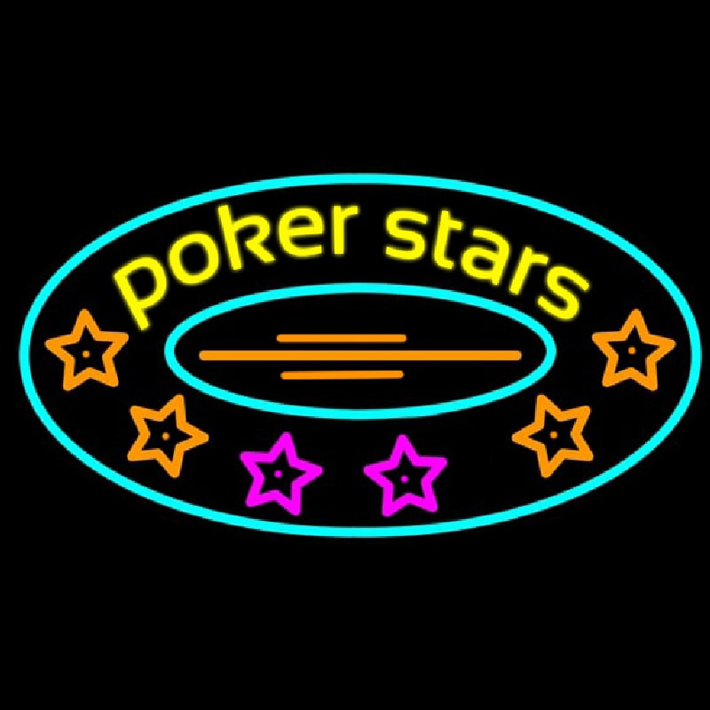 Pokers Stars 2 Neontábla