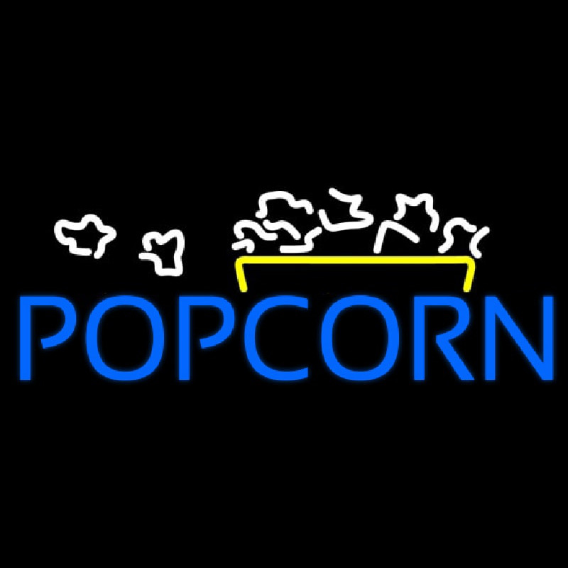 Popcorn Logo Neontábla