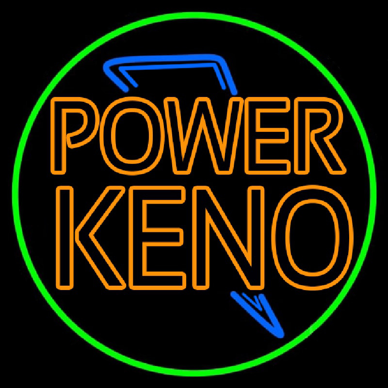 Power Keno 1 Neontábla