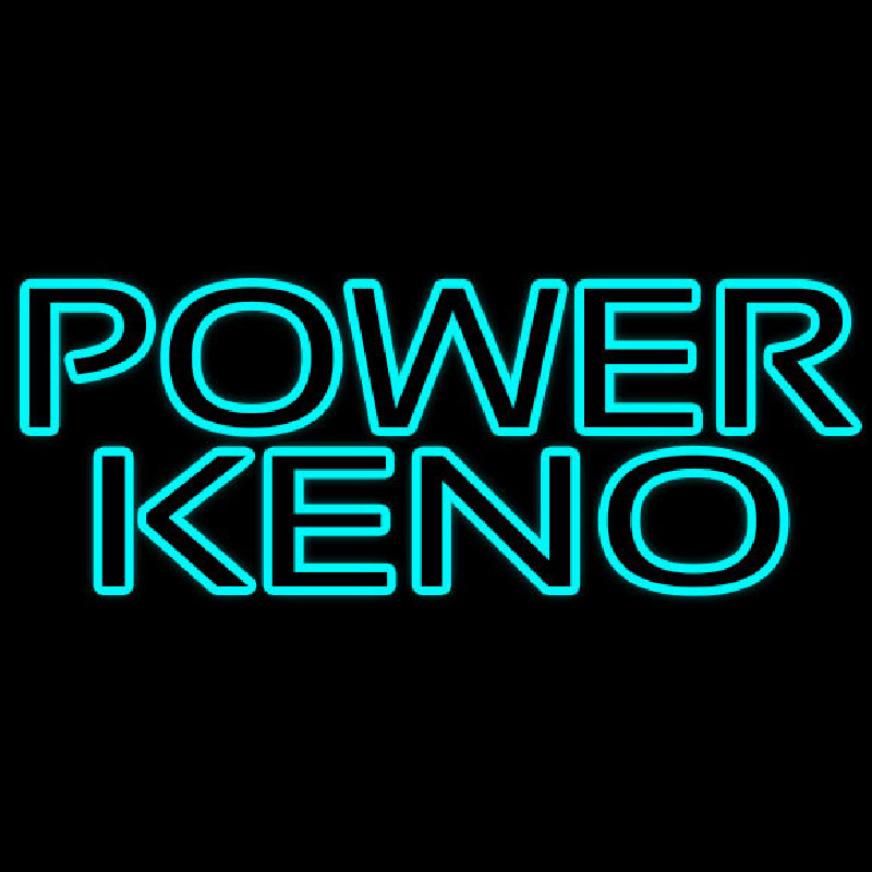 Power Keno 3 Neontábla