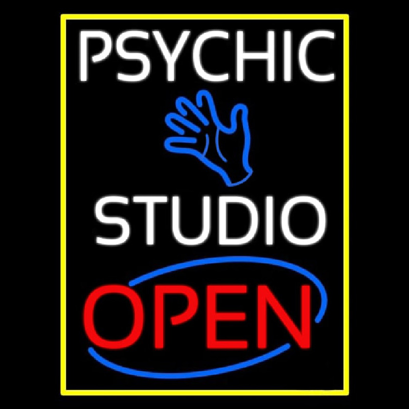 Psychic Studio Open Neontábla