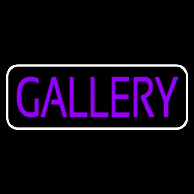 Purle Gallery With Border Neontábla