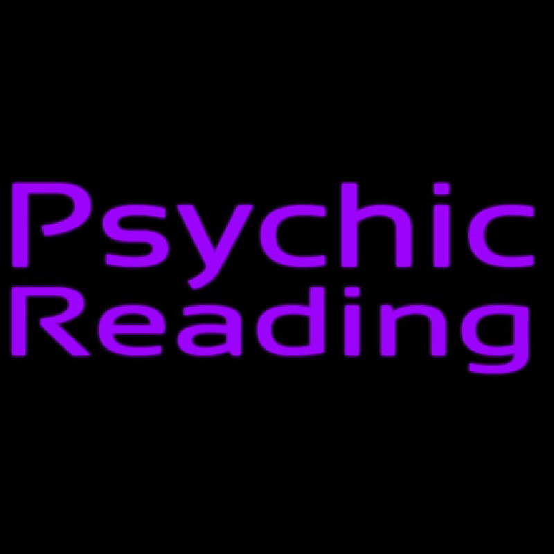 Purple Psychic Reading Neontábla