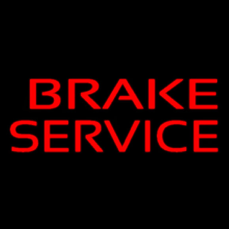 Red Brake Service Neontábla