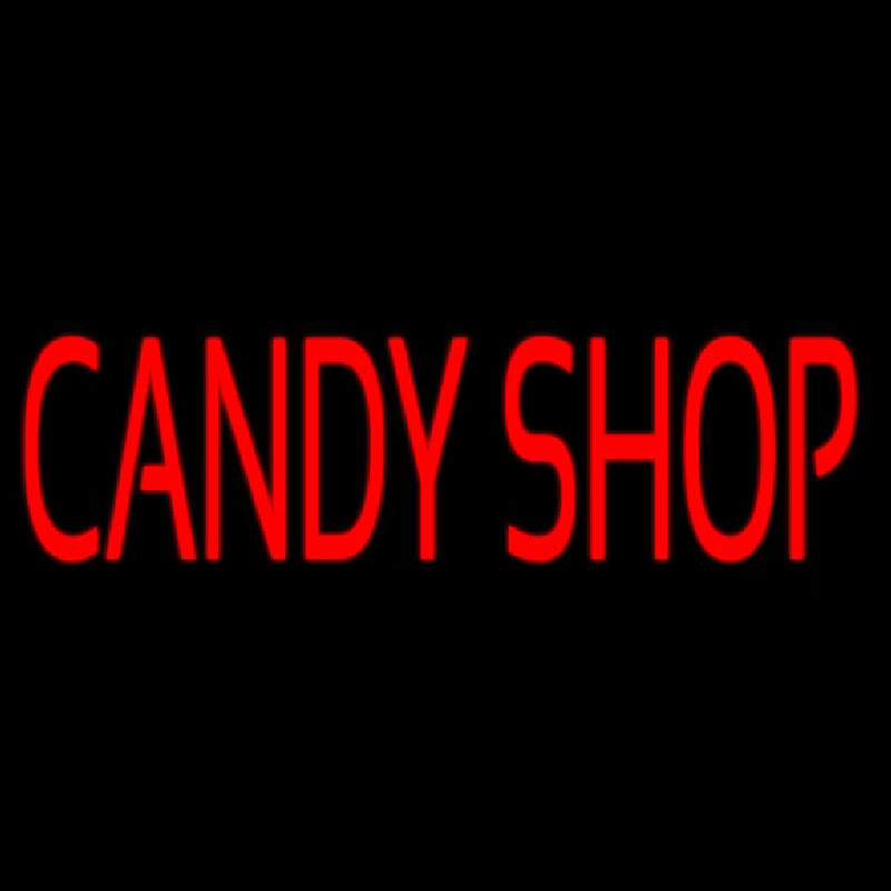 Red Candy Shop Neontábla