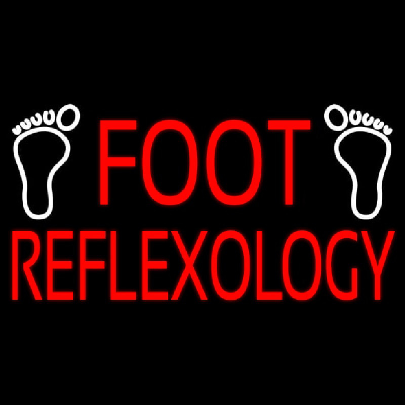 Red Foot Refle ology Neontábla