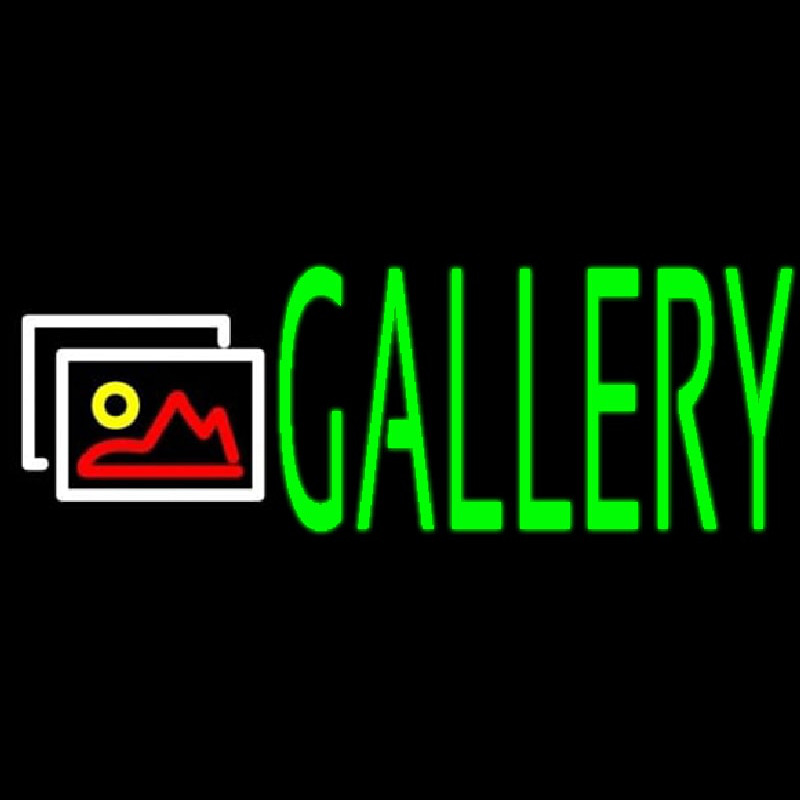 Red Gallery With Logo 1 Neontábla