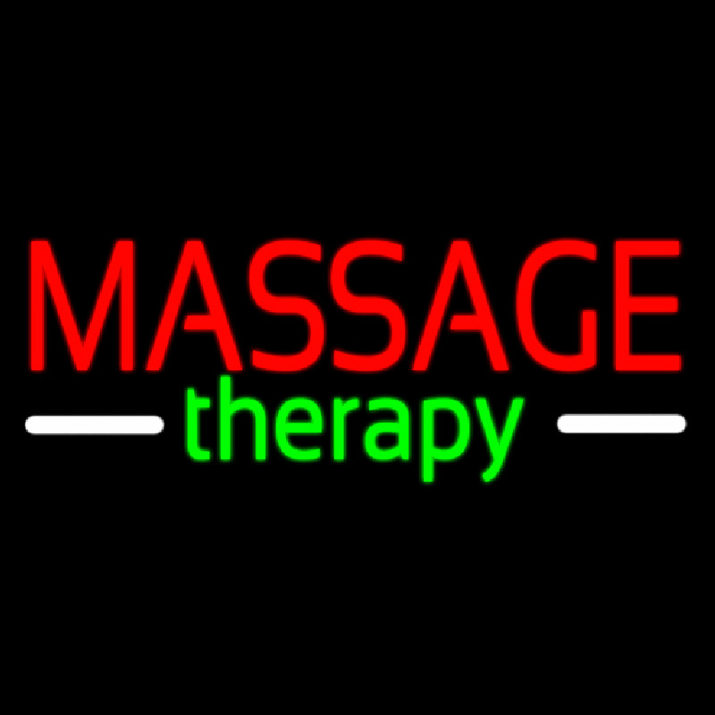 Red Massage Therapy Neontábla