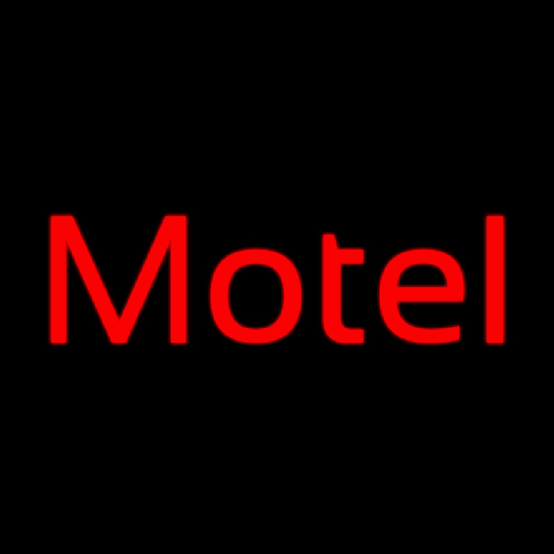 Red Motel Neontábla