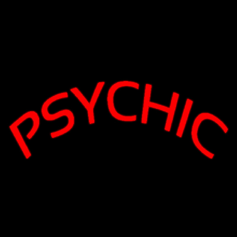 Red Psychic Neontábla