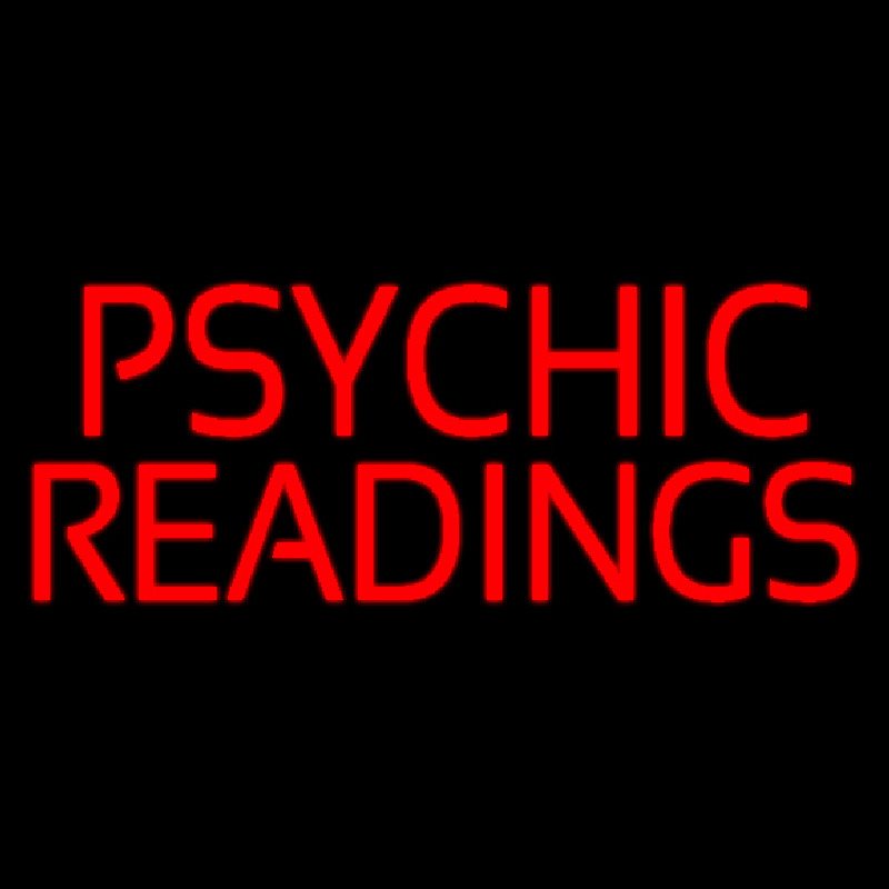 Red Psychic Readings Neontábla