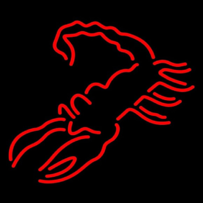 Red Scorpion Logo Neontábla