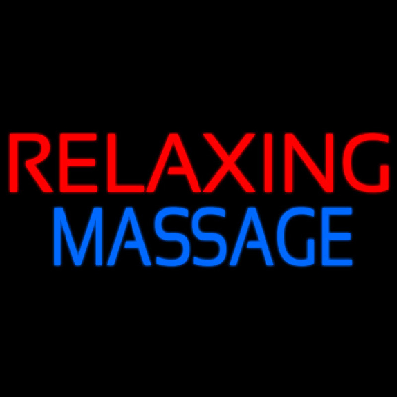 Rela ing Massage Neontábla