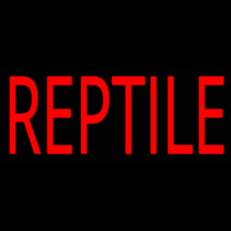 Reptile Block Neontábla