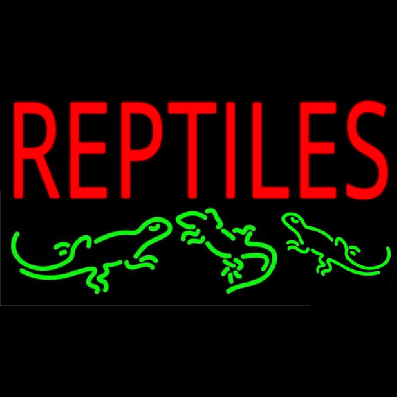 Reptiles 1 Neontábla