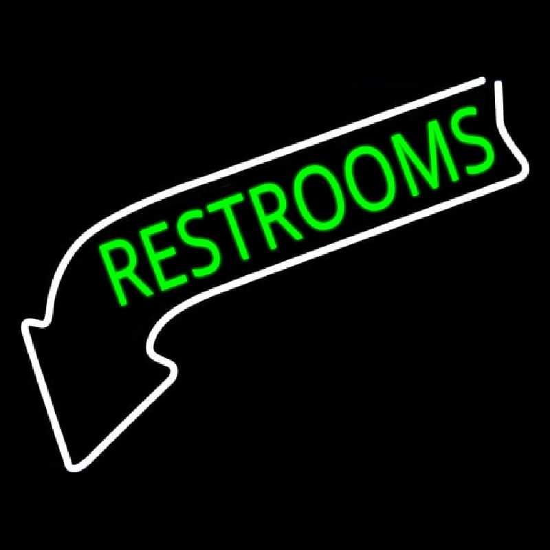 Restrooms Neontábla