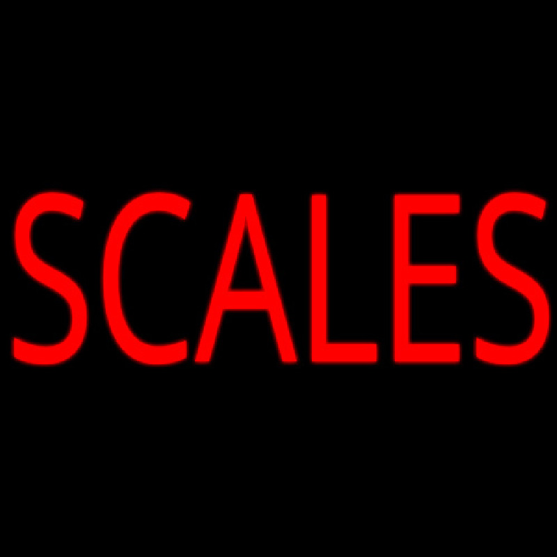 Scales Neontábla