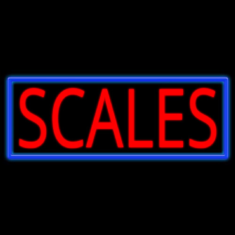 Scales Neontábla