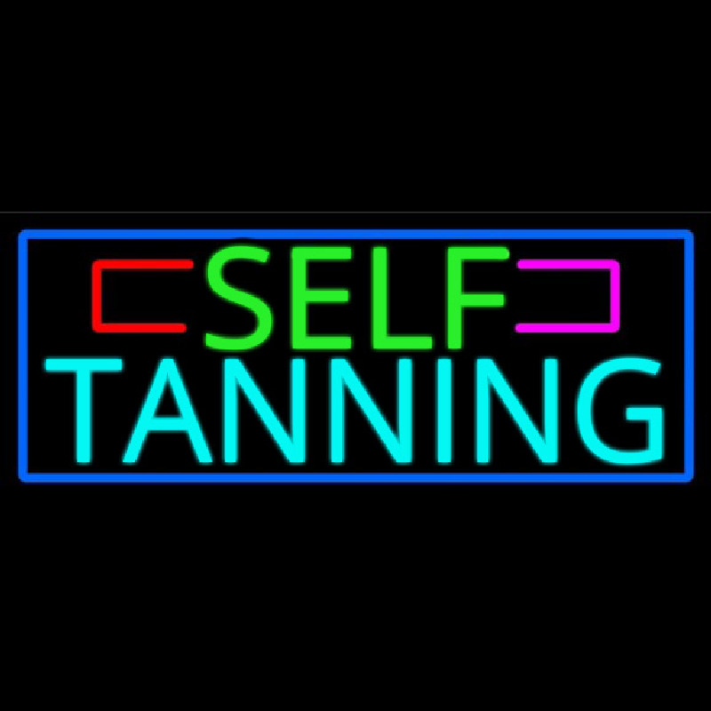 Self Tanning Neontábla