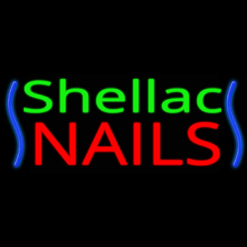 Shellac Nails Neontábla