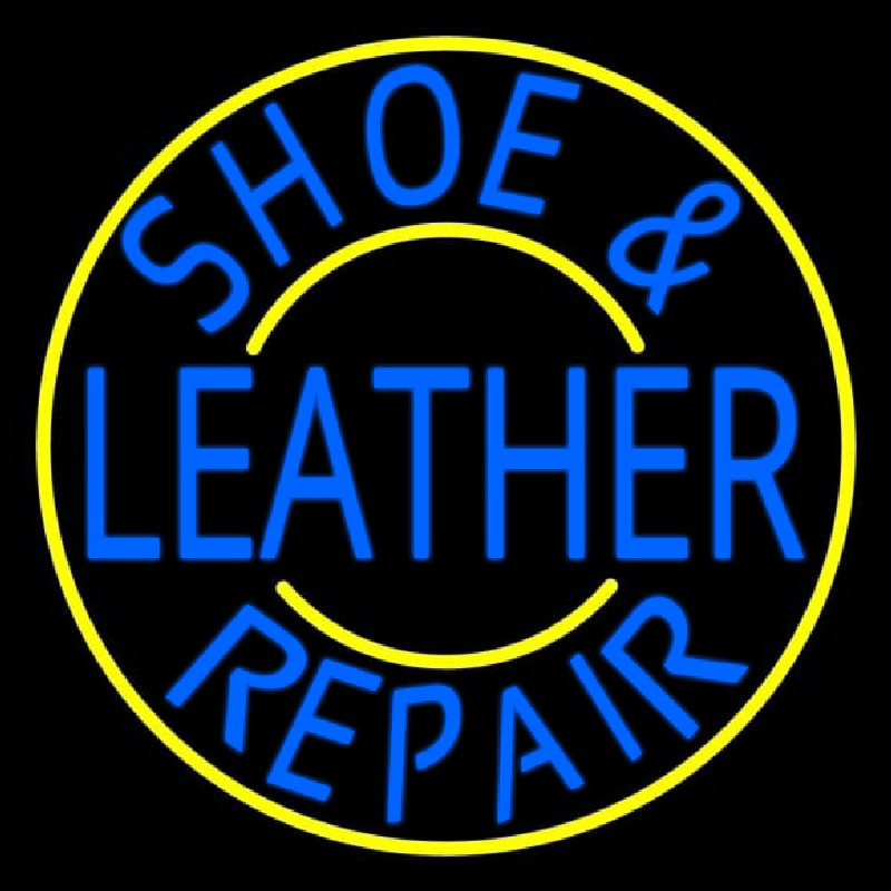 Shoe And Leather Repair Neontábla