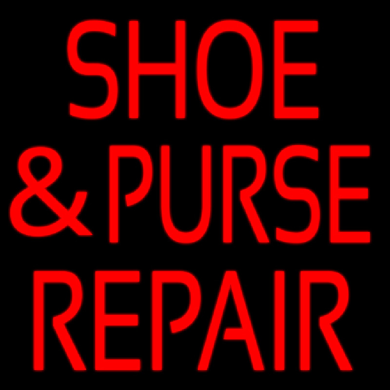 Shoe And Purse Repair Neontábla