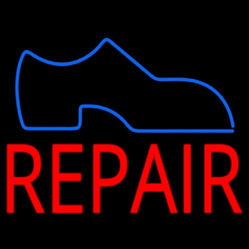 Shoe Logo Repair Neontábla