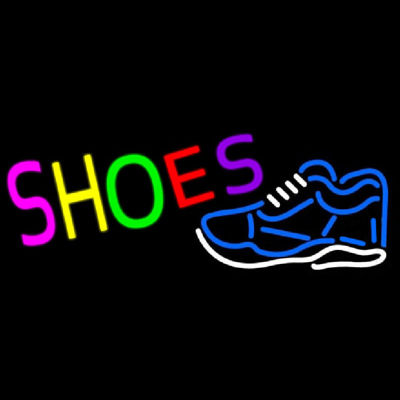 Shoes Logo Neontábla