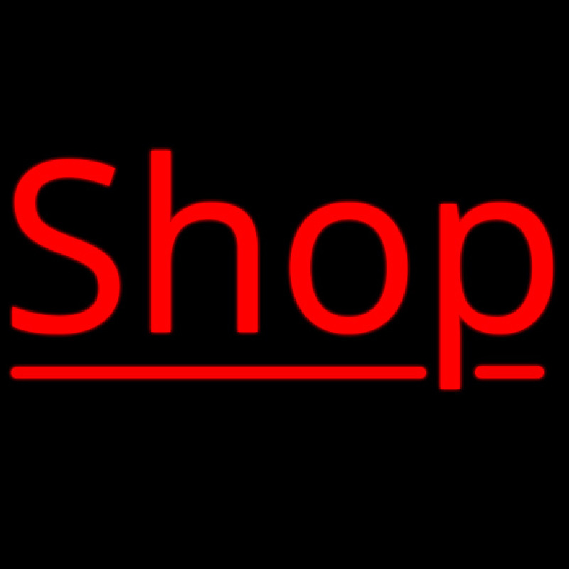 Shop Logo Neontábla