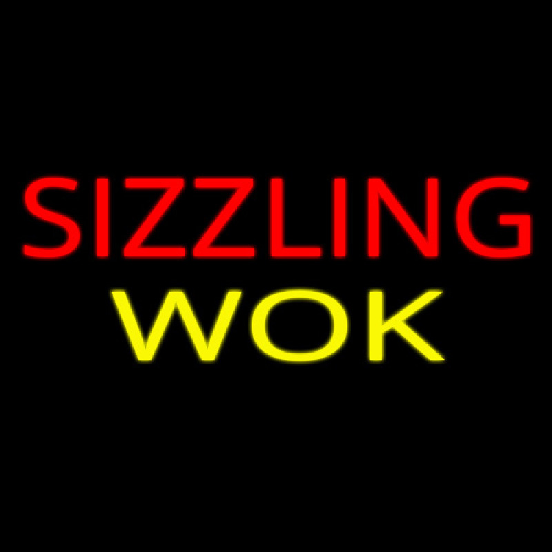 Sizzling Wok Neontábla