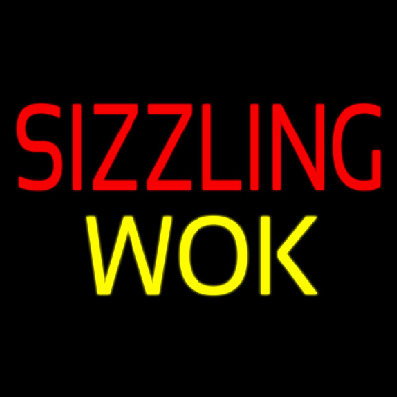 Sizzling Wok Neontábla